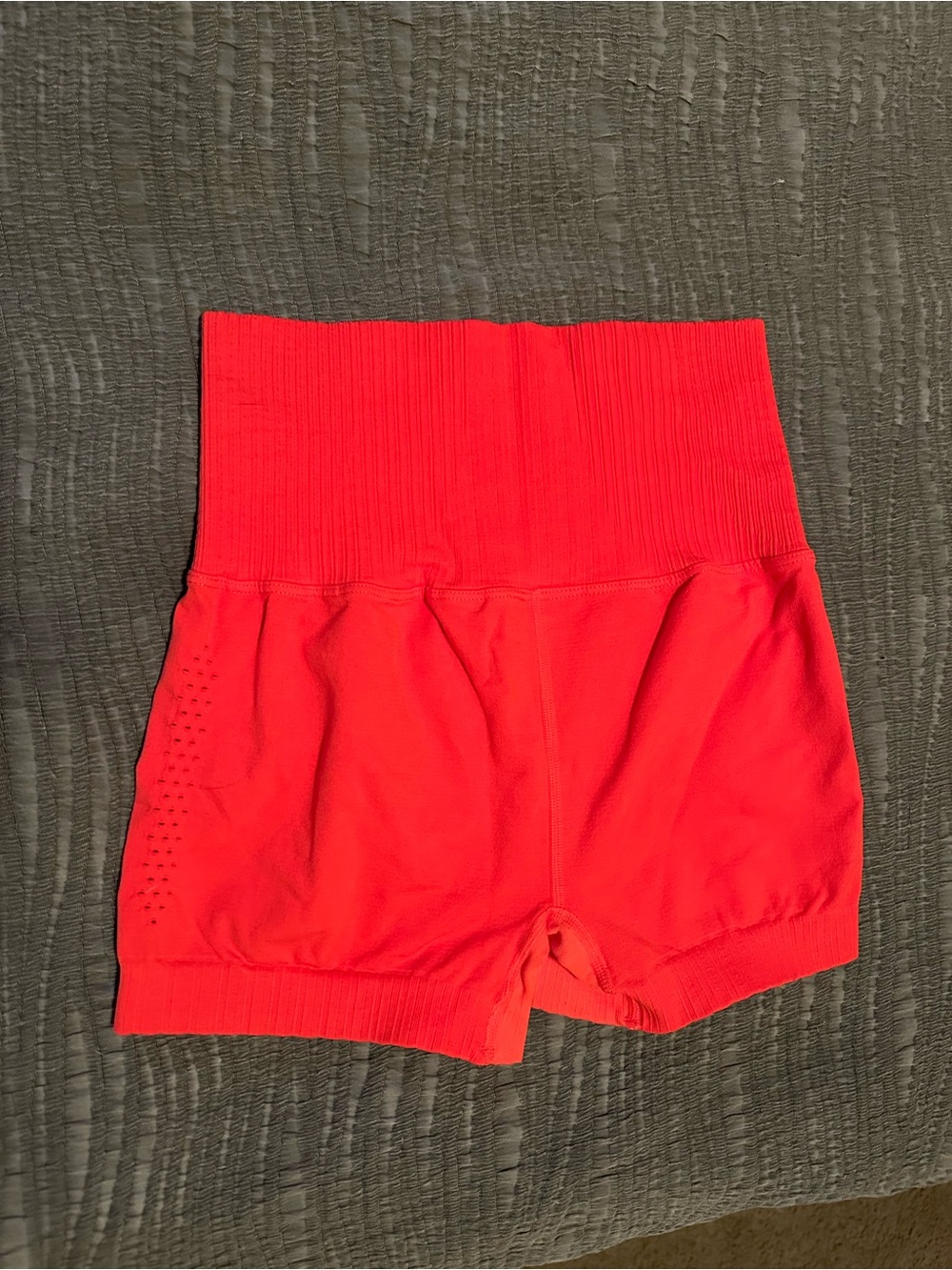 Free People Movement, Good Karma Running Shorts — Neon Coral